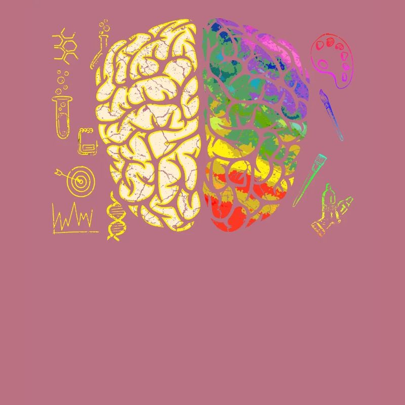 Brain Brain Brain Half Analytical Creative