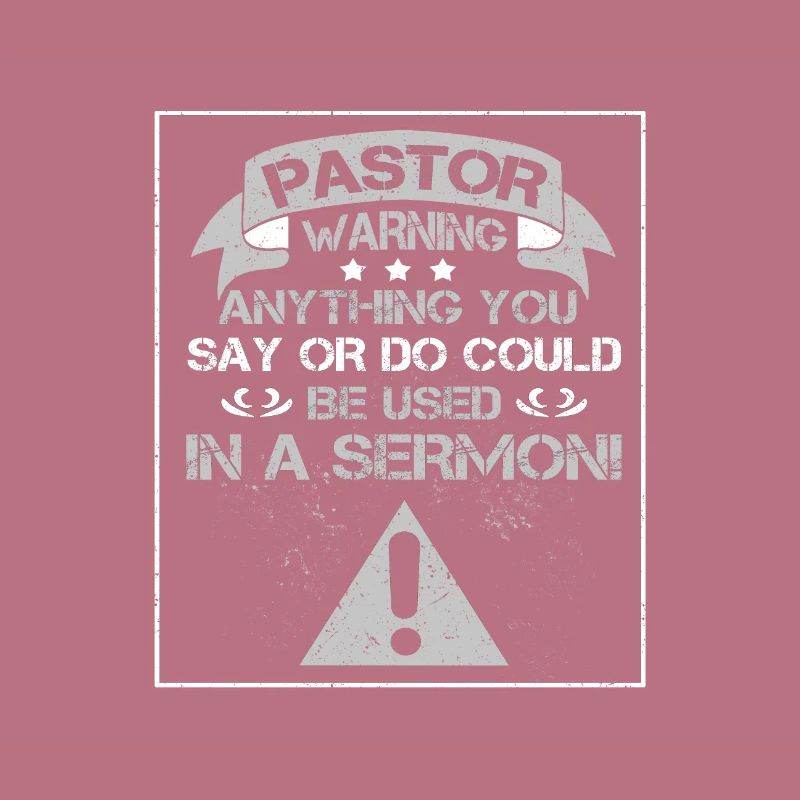 Pastor schenkt alles, was in der Predigt gesagt oder getan wird