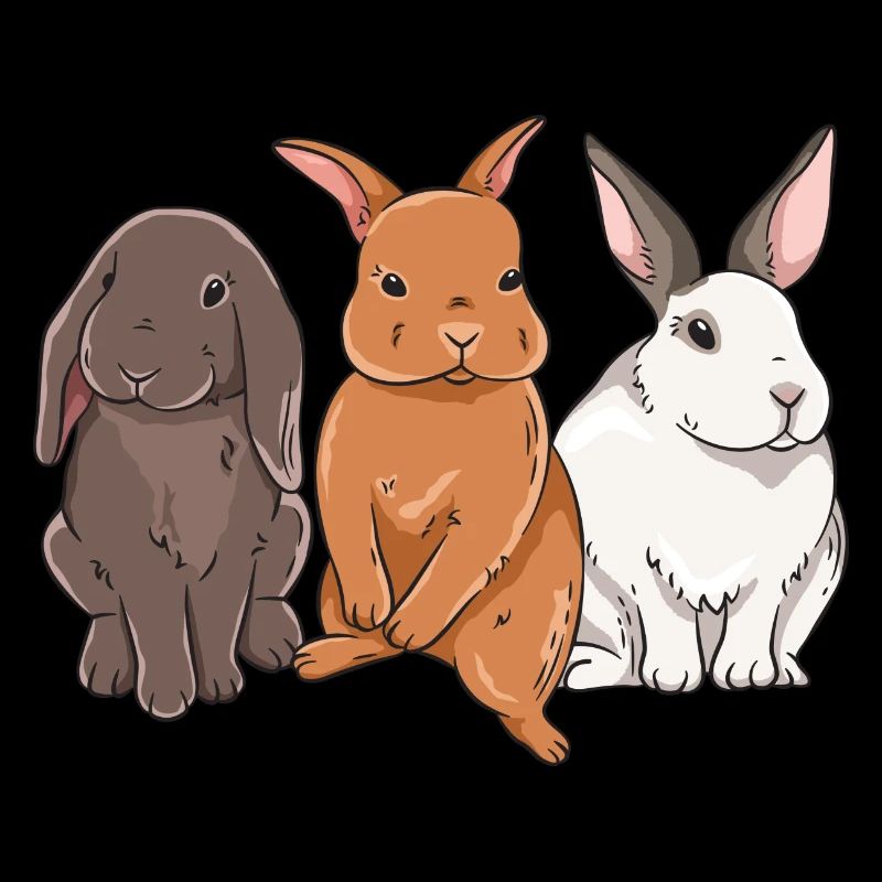 Conception de lapin mignon pour les propriétaires de lapins
