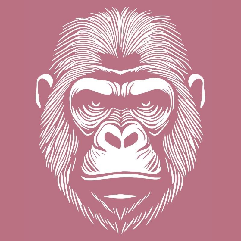 Gorilla Menschen Affe