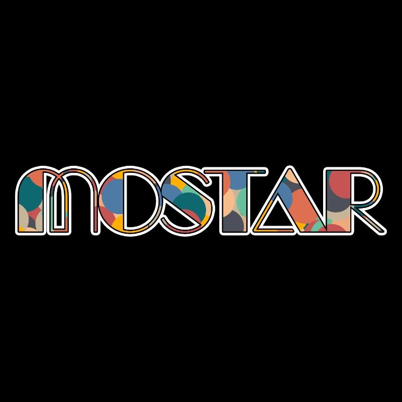 Mostar Retro Pop Typografie