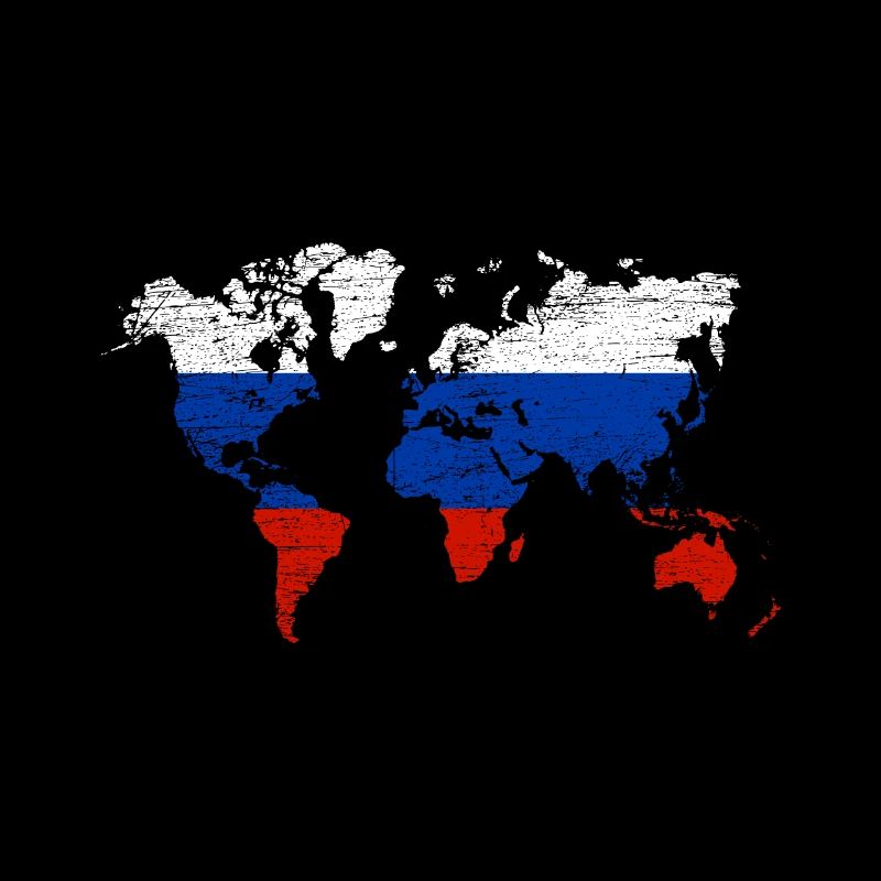 Carte du monde Russie