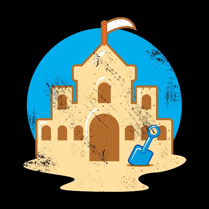 Château de sable château de sable château château plage enfants