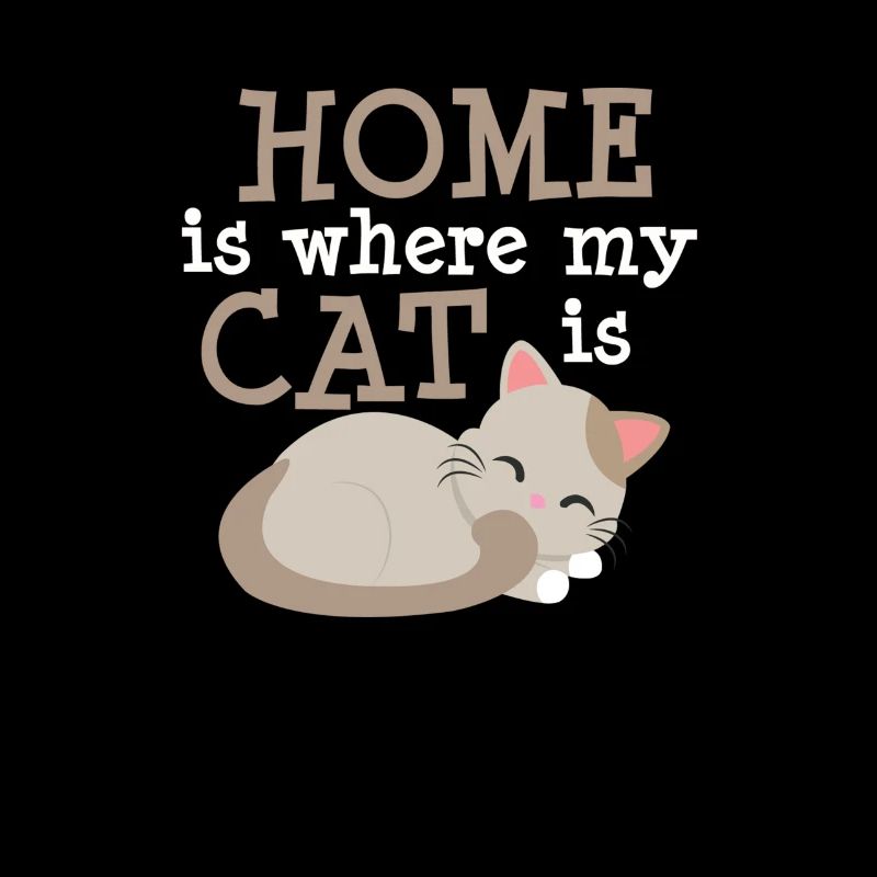 La maison est où mon chat est