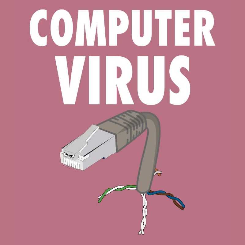 computer virus pc trojaner mailware spyware grafik