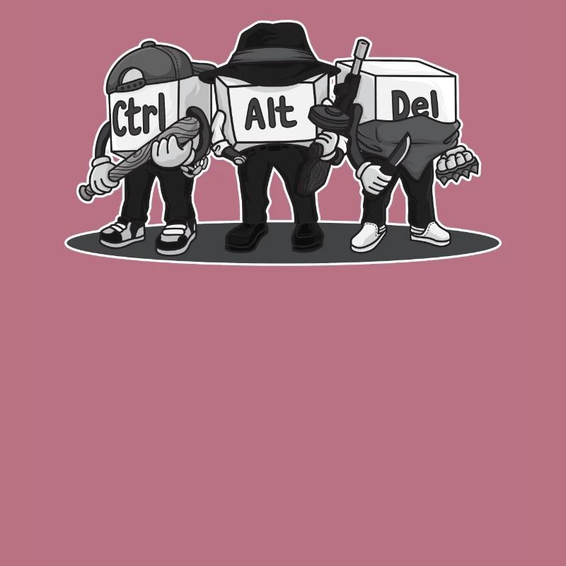Ctrl Alt Del Computer Admin Nerd Geek Informatiker
