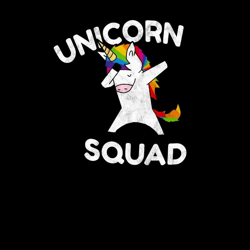 Einhorn Unicorn Squad Einhorn Regenbogen Dab Dabbe