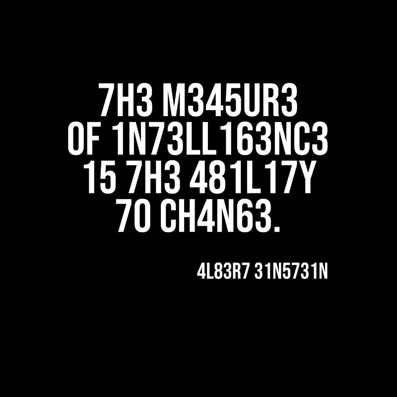 La mesure de l'intelligence cadeau drôle