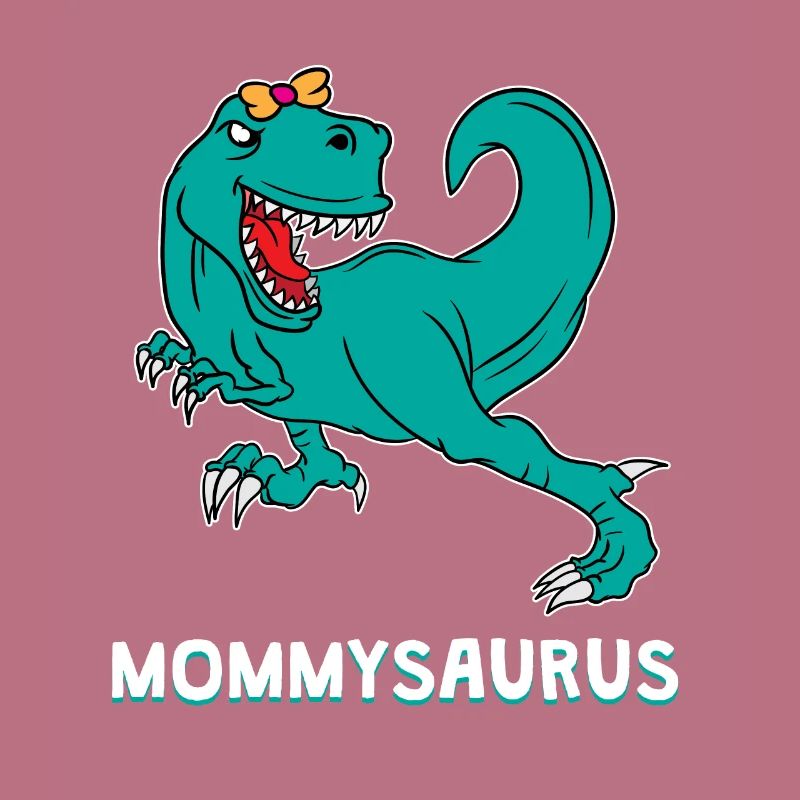 Dinosaurier Dino T-Rex Mama Mutter Mutti Geschenk