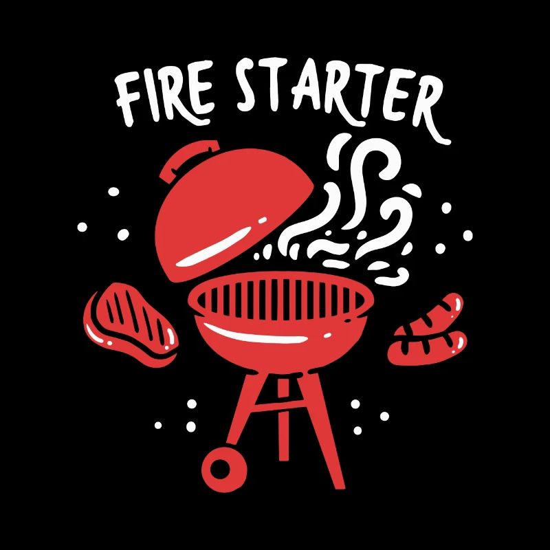 Fire Starter, Funny BBQ Shirts Gift