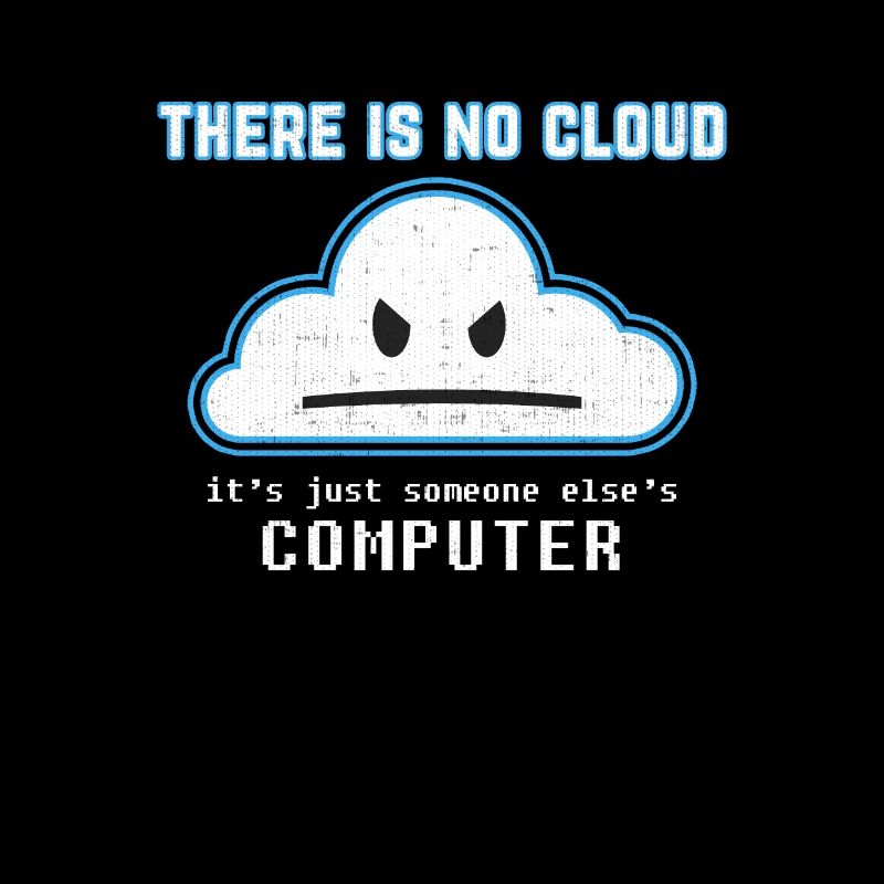 Lustiger Programmierer-Witz - Es gibt keine Wolkengrafik
