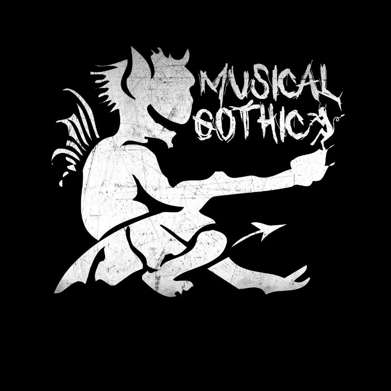 Musikalischer Gothics Dämon