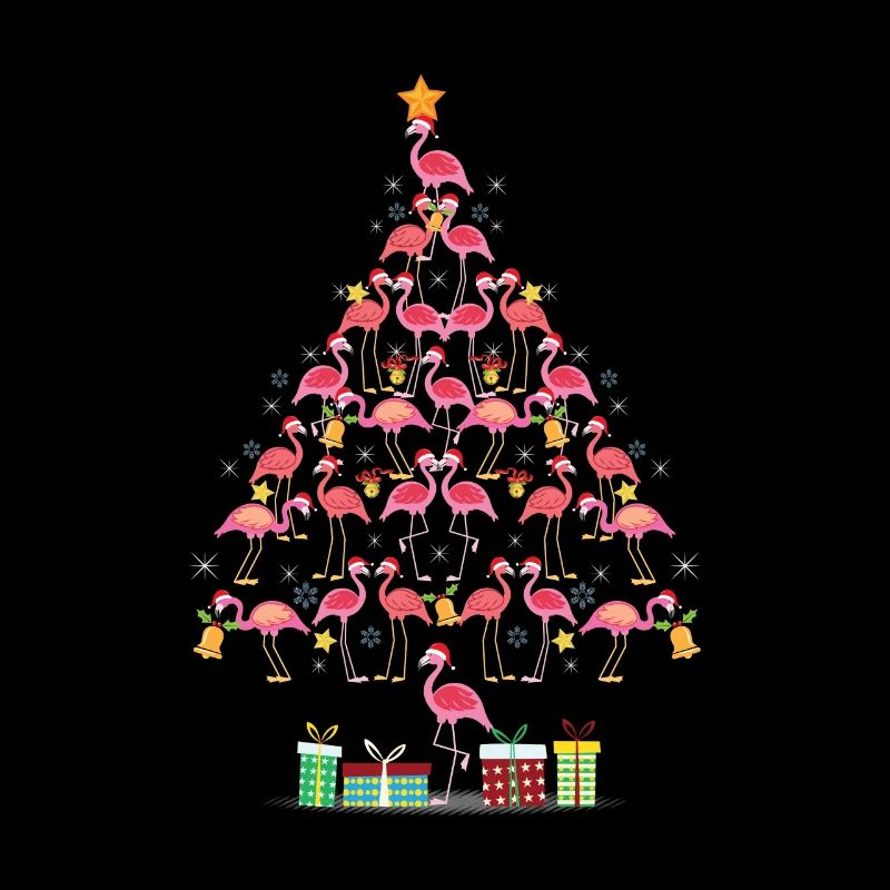 Flamingo Christmas Tree Christmas Tree Xmas Gift