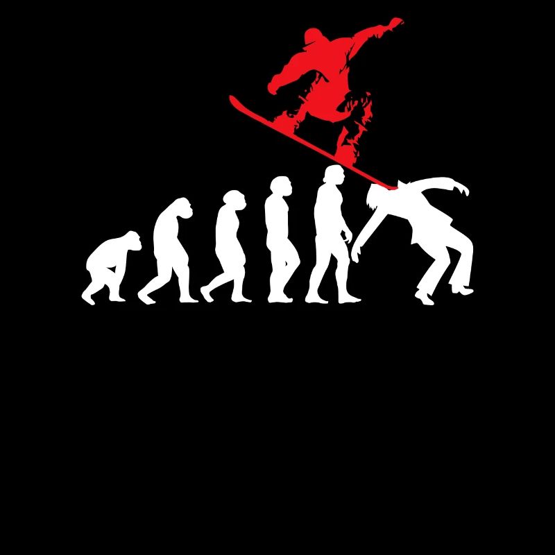 Evolution SNOWBOARDER SNOWBOARDING SNOWBOARD Shirt