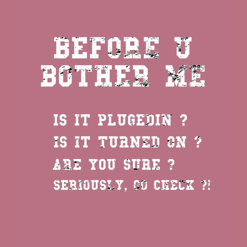 Funny Tech Support Checklist graphic Sysadmin