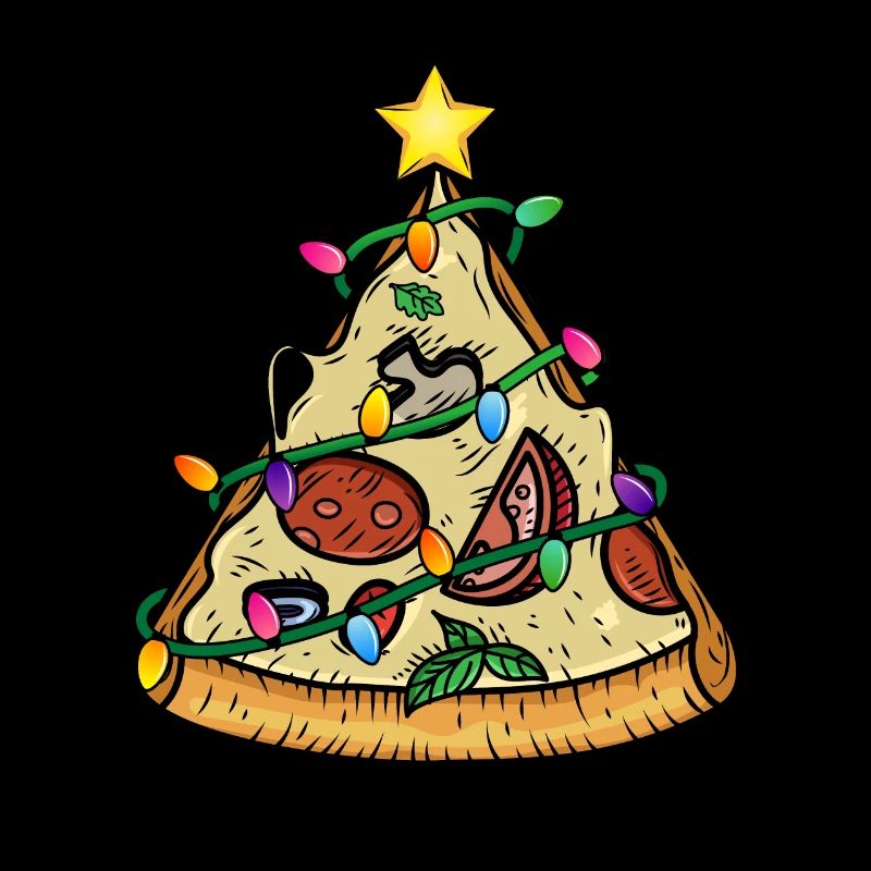 Pizza Kerstboom piramide