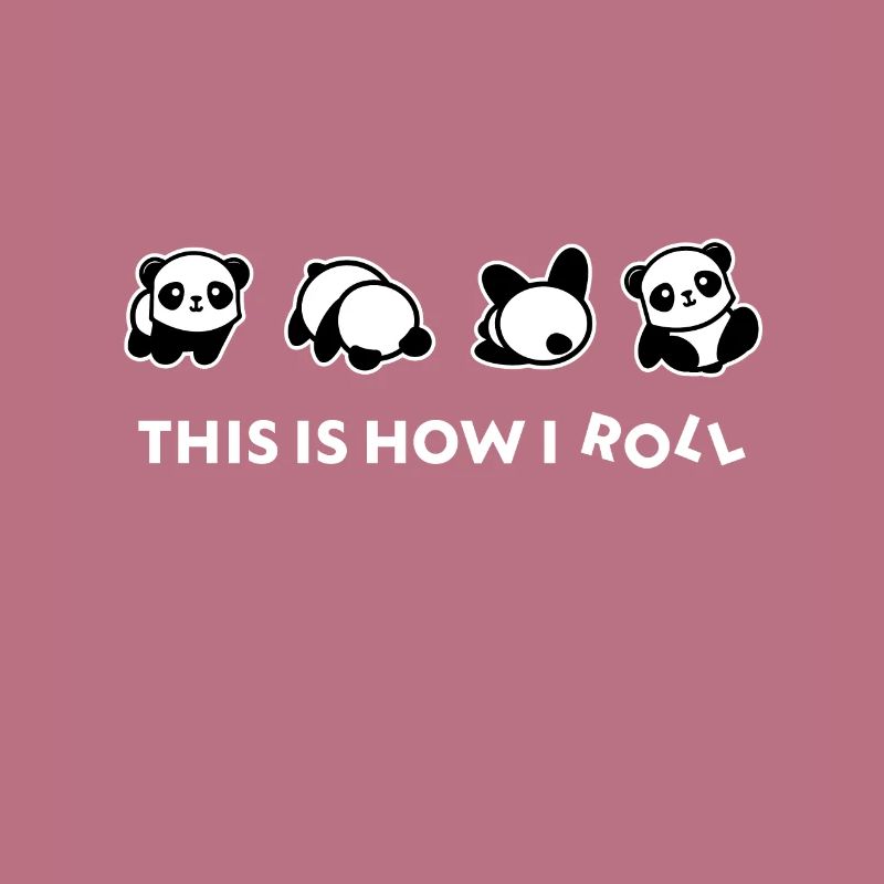 This Is How I Roll Panda Somersault Roll