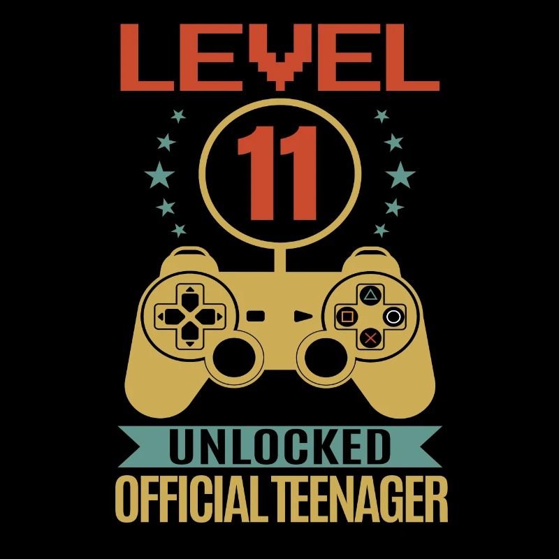 11. Geburtstag - Geburtstagsshirt level unlock