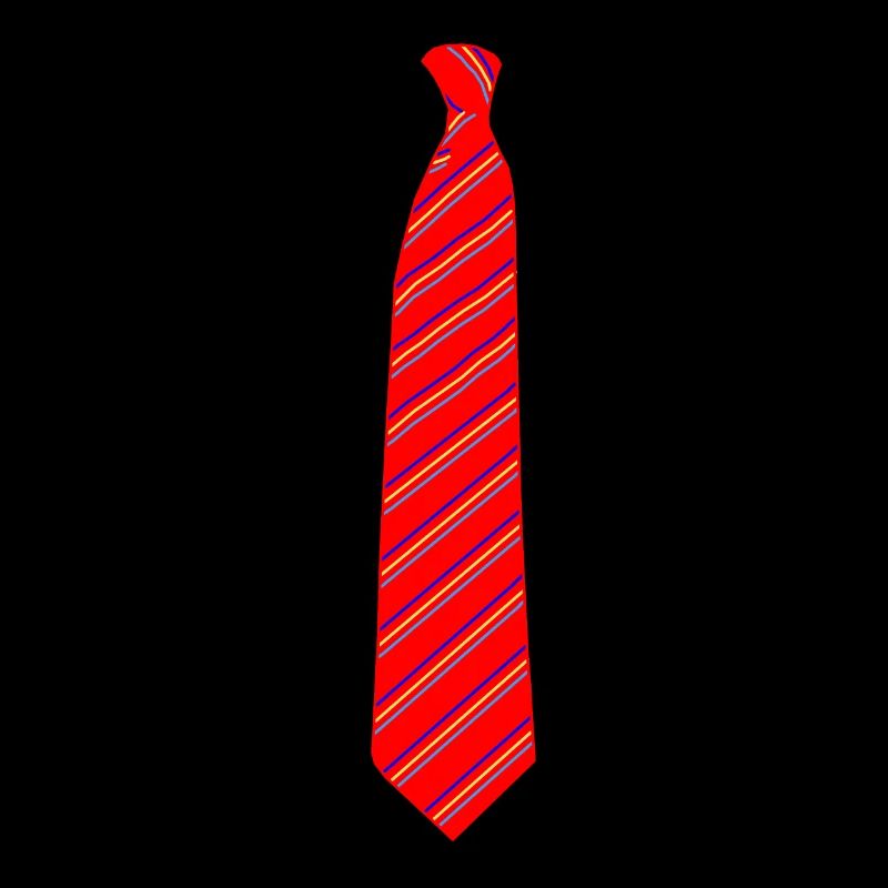 cravate rouge