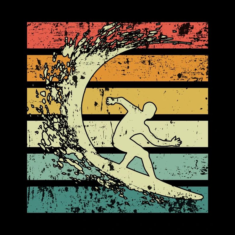 Surfeur rétro