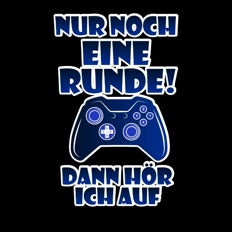 Nur Noch Eine Runde Konsolen Gamer Zocker Design