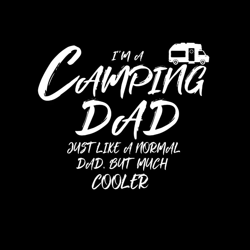 Camping Vater Camper Papa Geschenkidee
