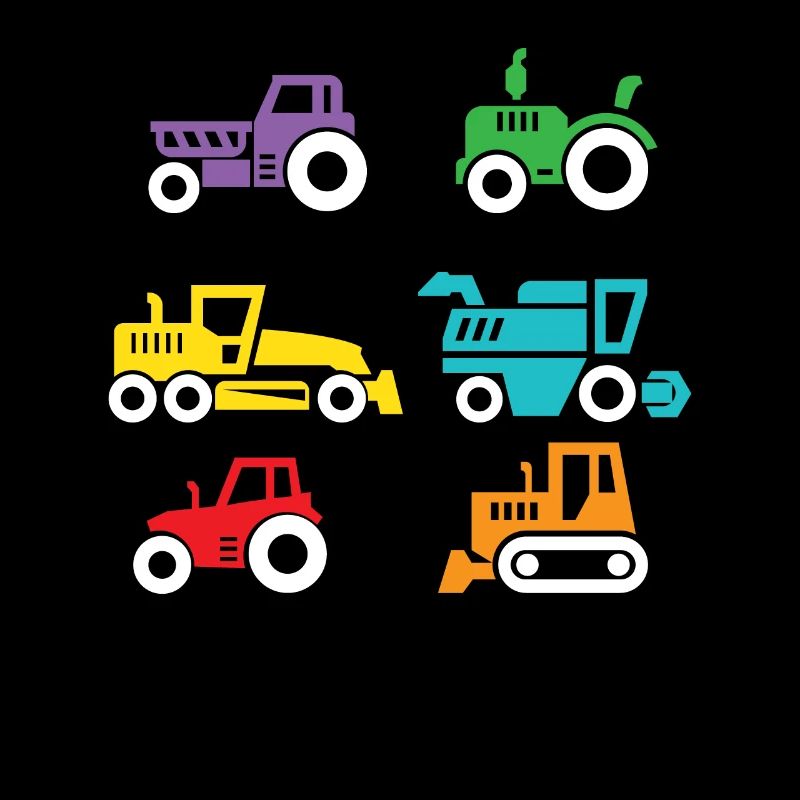 Kinder Bagger Traktor Landwirtschaft Baustelle