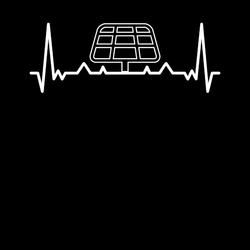 Heartbeat solar panel solar energy