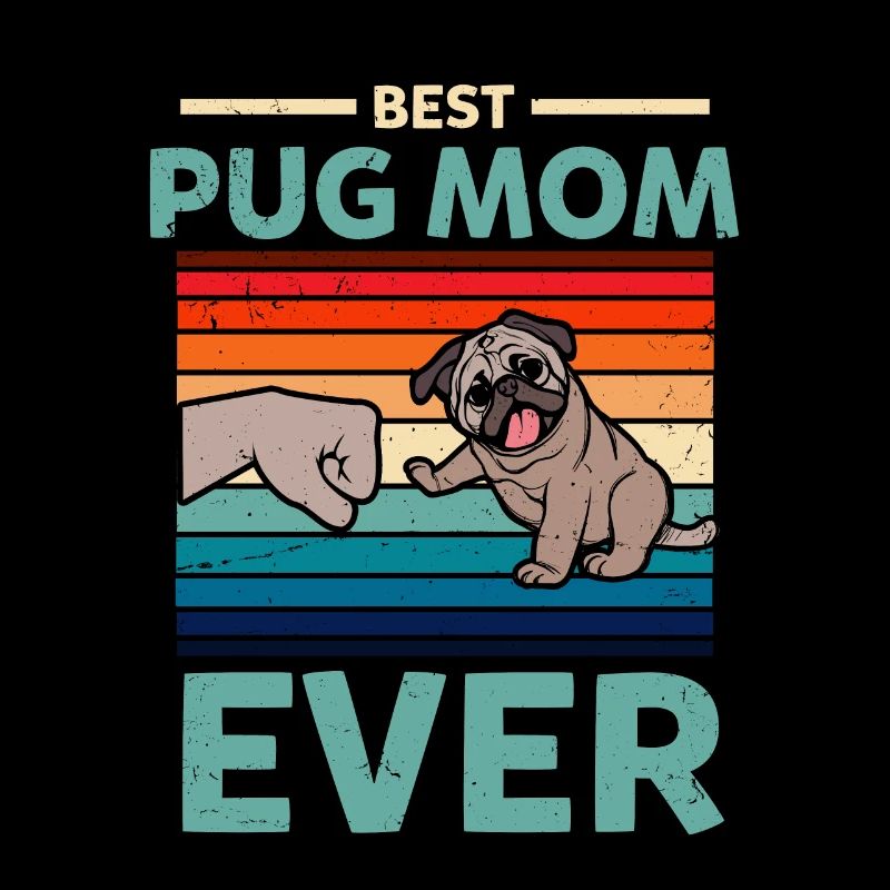 Best Pug Mom Ever Mops Mutti Hundebesitzerin