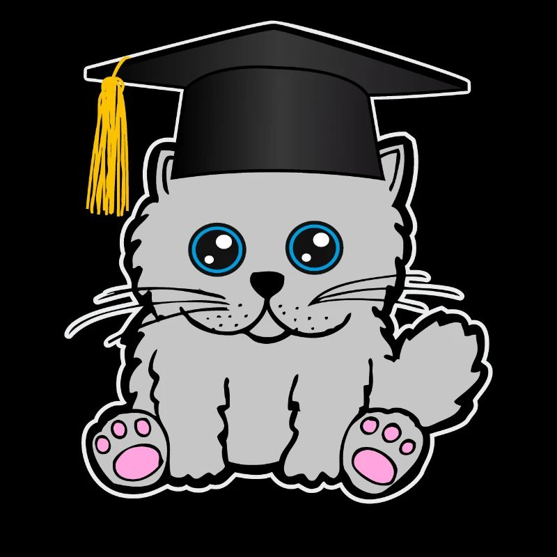 Bachelor Master Studium Abschluss Katze Mieze
