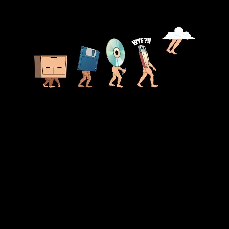 Cloud Computing Evolution - Idée cadeau pour Nerd