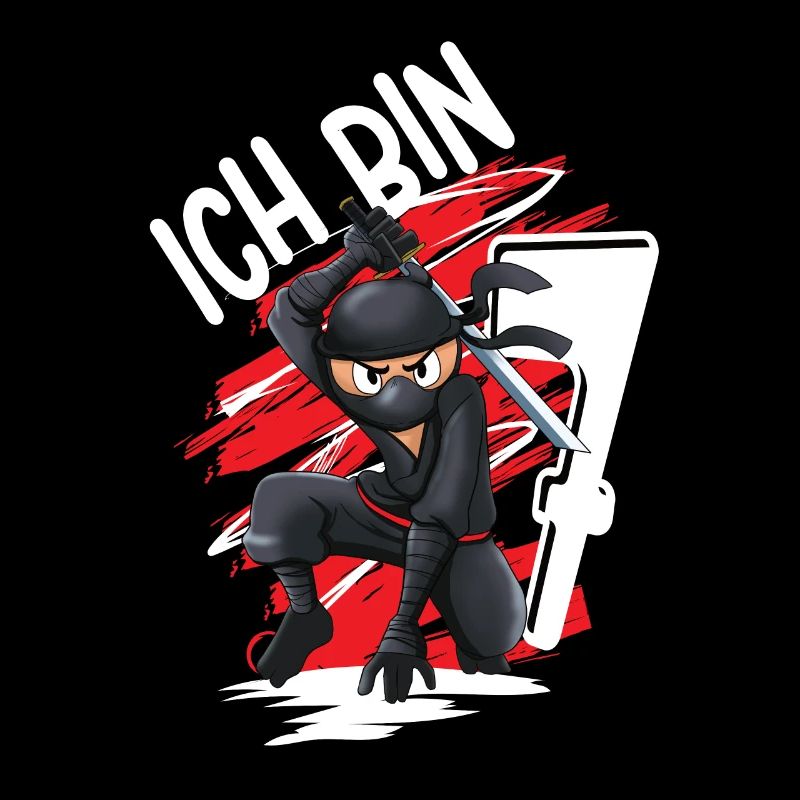 7. Geburtstag Junge Ninja Ich bin 7