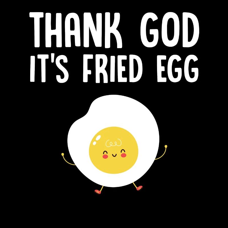 Vendredi Fried Egg - Conception drôle