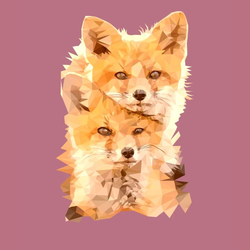 Fox Polygon Art