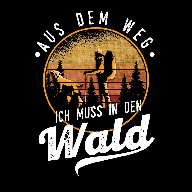 Wald Wanderer Waldliebhaber Wanderung Geschenk