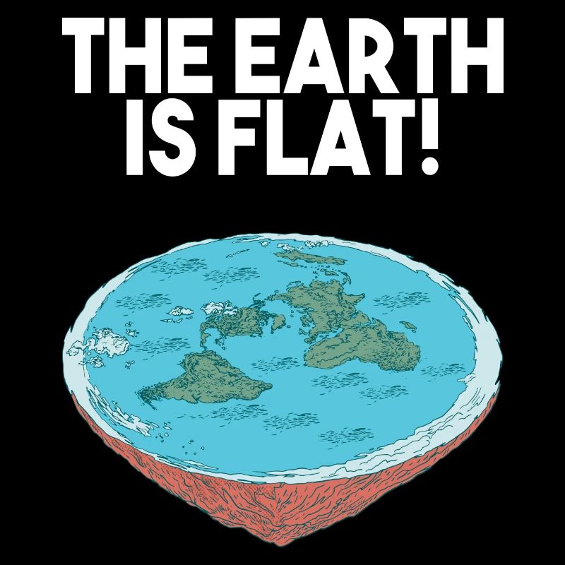 Flatearth Klimawandel Nerd Impfgegner Geschenk