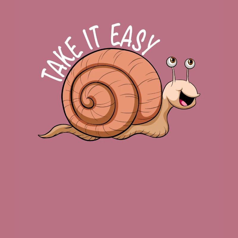 Snail Take It Easy nudibranch snail shell