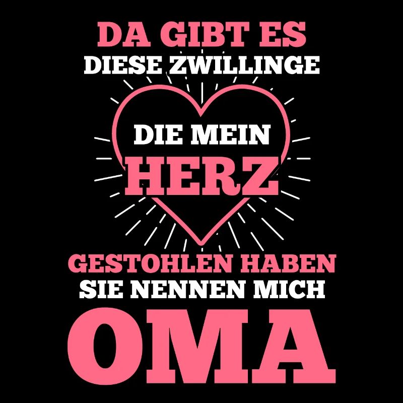 Oma Zwillinge Enkel Großmutter