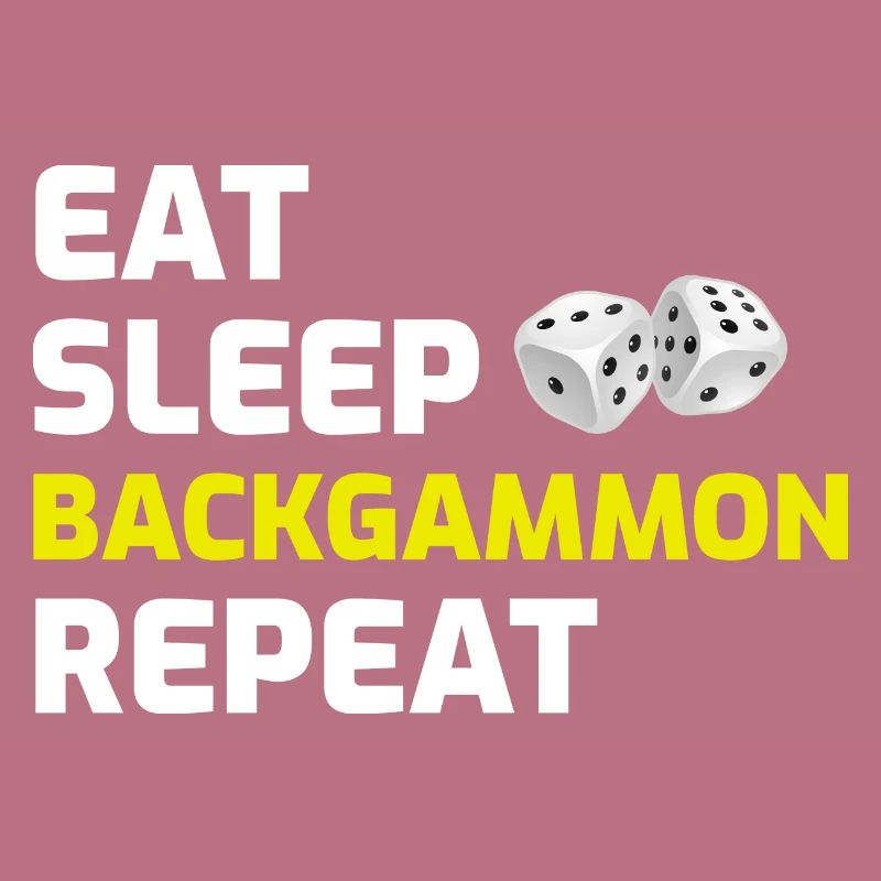 Backgammon Player Board Game Funny Sayings Gift