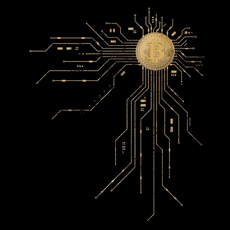 Bitcoin BTC Crypto circuit