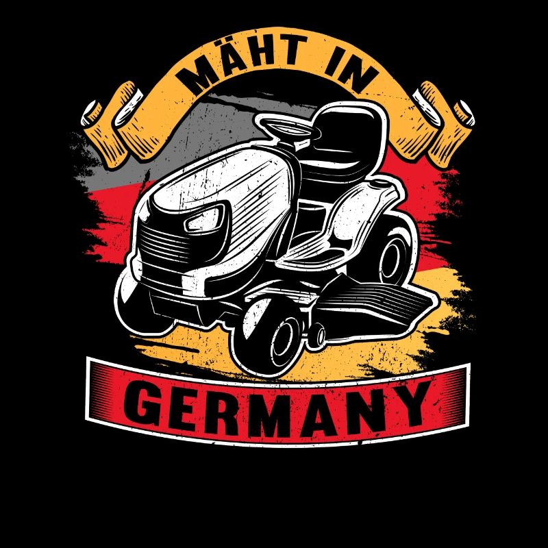 Rasentraktor rasen Mäht in Germany Geschenk design