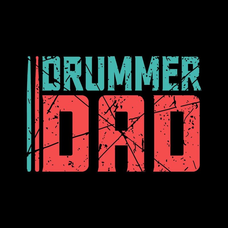 Drummer drums dad