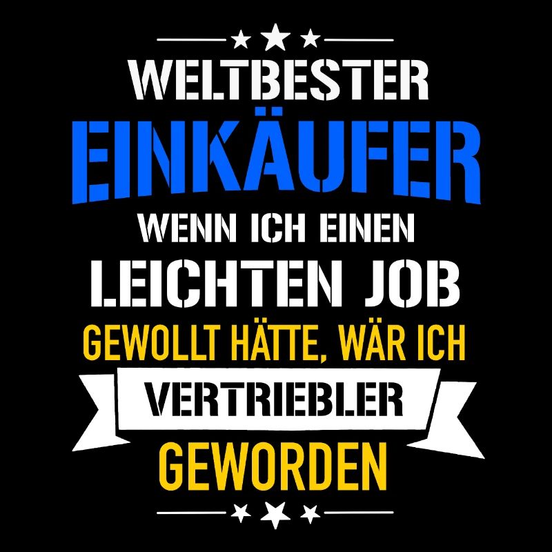 Lustiger Spruch Weltbester Einkäufer Vertriebler