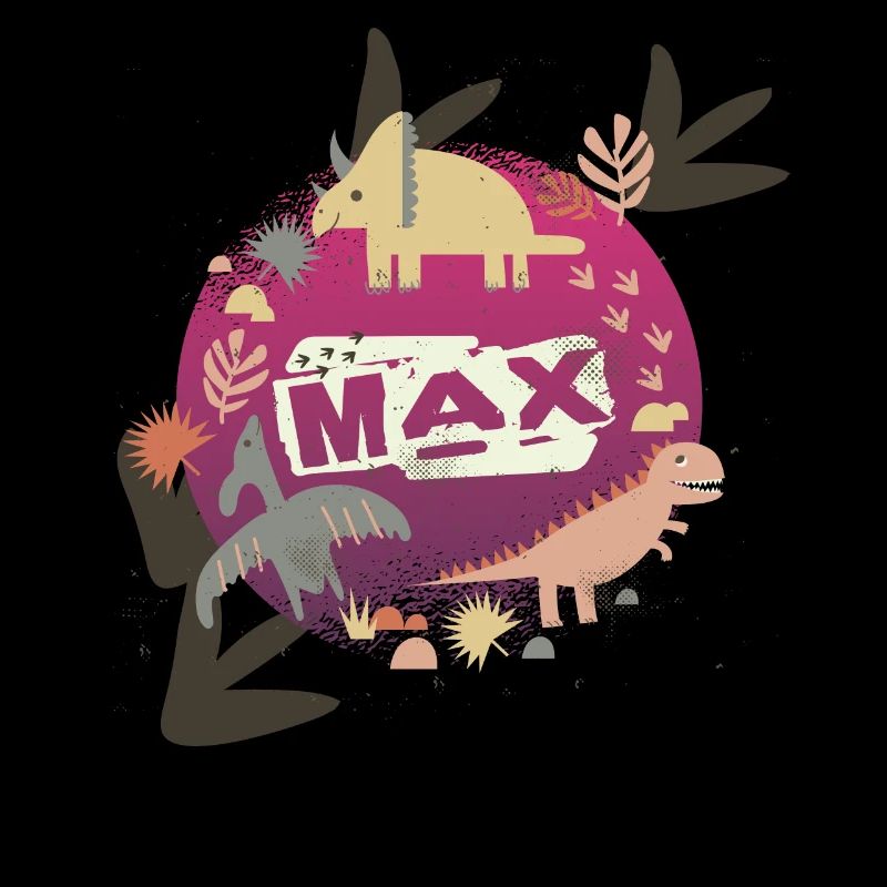 Max - Cool boy name with cool dinosaurs