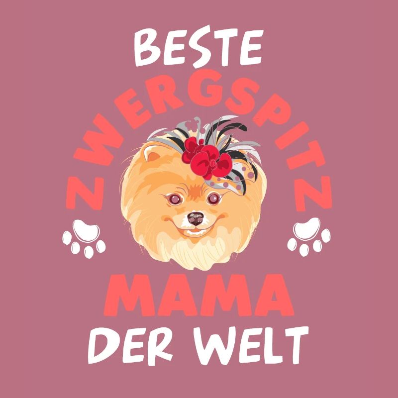 Pomeranian Zwergspitz Mutter Muttertag Mama