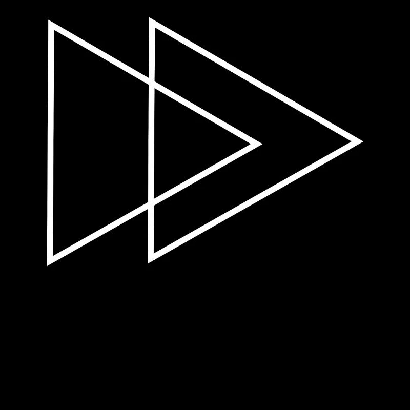 Double Triangle Blanc