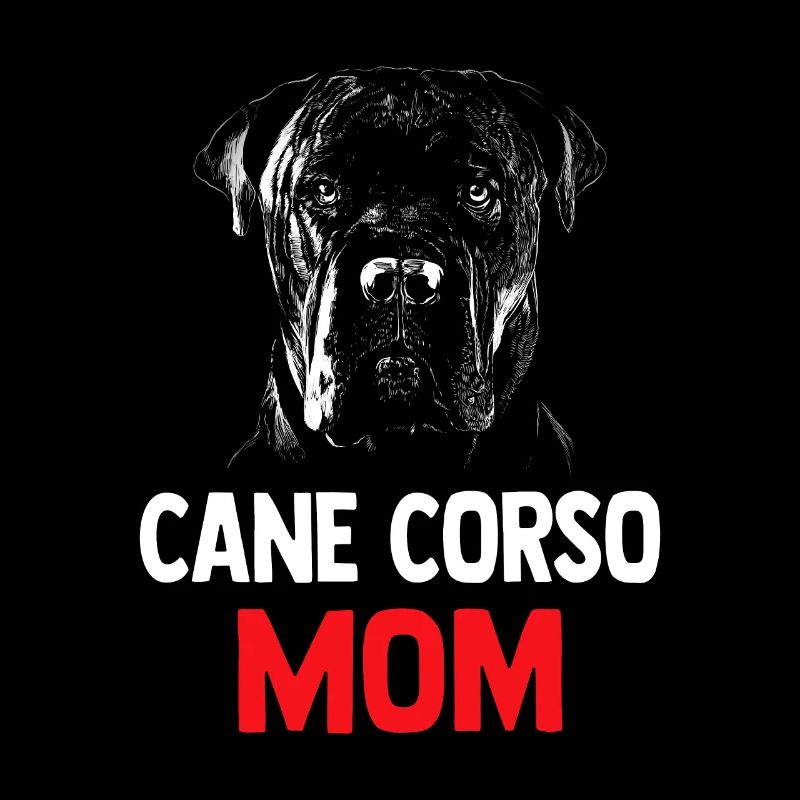 Hund Mama Welpe Mom Cane Corso