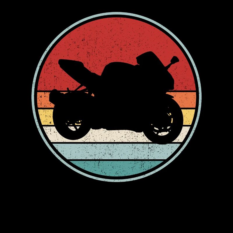 Biker Racer Motorrad Mountain Oldtimer Motor