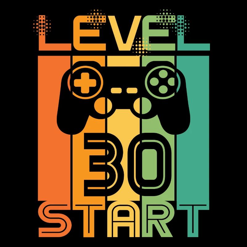 30th Birthday Level 30 Start Video Game Design