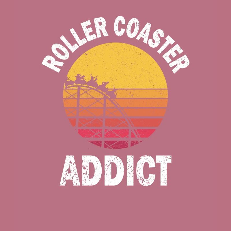 Achterbahn Roller Coaster Freizeitpark Geschenk